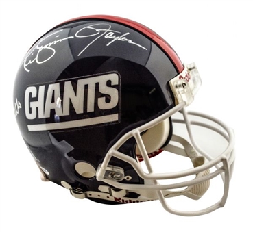 Authentic New York Giants Helmet Signed By Lawrence Taylor, Phil Simms, & Bill Parcells